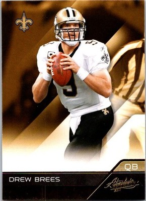 Drew Brees 2011 Panini Absolute Memorabilia #60 New Orleans Saints