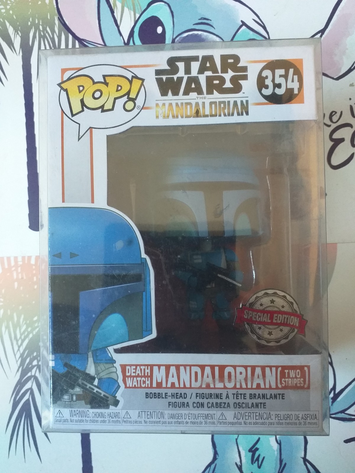 Funko Pop! Star Wars: MANDALORIAN - DEATH WATCH MANDALORIAN(TWO STRIPES) No354