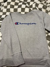 Small Women  s Grey Champion Crew Neck