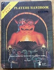 TSR 1980 Dungeons and Dragons PLAYERS HANDBOOK 1st Ed