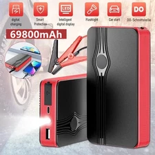 69800mAh Portable Car Jump Starter Booster Jumper Box Power Bank Battery Charger