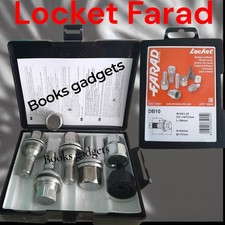 Per Citroen Saxo dal 2001>2002 Kit Bulloni Antifurto Locket Farad Cerchi in Lega