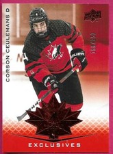 2021-22 Upper Deck Team Canada Juniors CORSON CEULEMANS #20 Exclusives 168/250