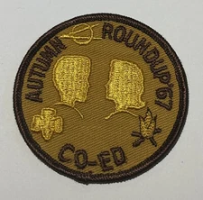 CO-ED 1967 Autumn Roundup Explorer Boy Scout Patch RC3