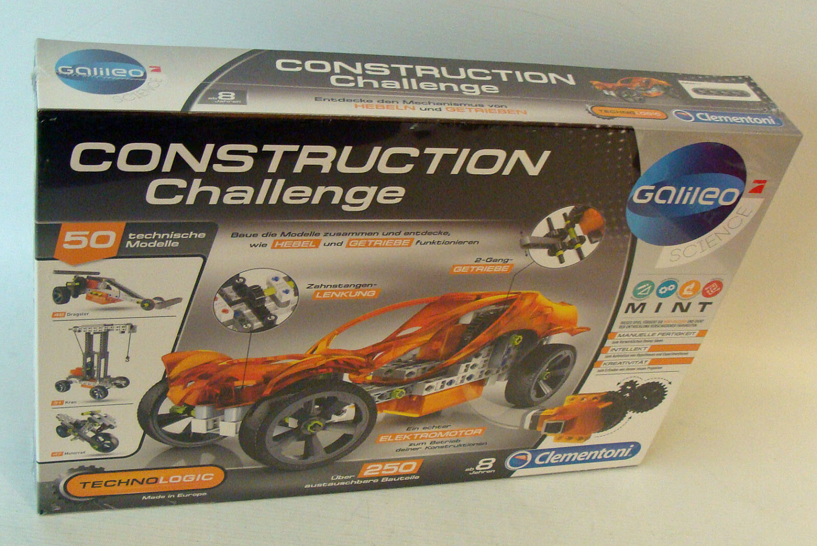 Galileo Science - Construction Challenge 250 Teile Clementoni 8+ Neu/New
