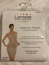 Lamaze Maternity Belly Support Shaper Intimate Apparel Nylon Nude Size Small
