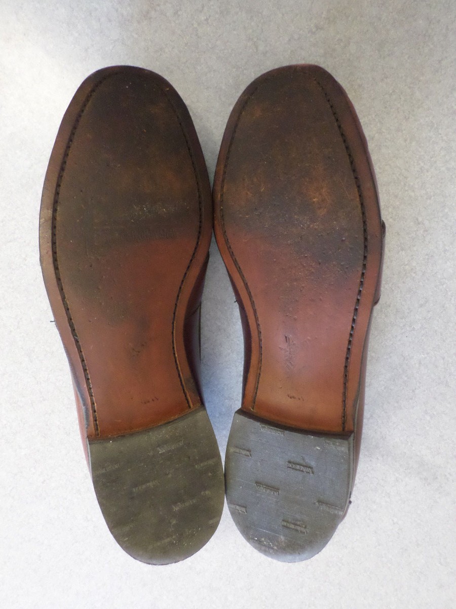 Bostonian brown leather penny loafers, Men display picture 1
