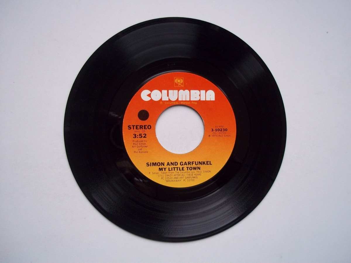SIMON AND GARFUNKEL My Little Town; Rag Doll & Kind 45 RPM