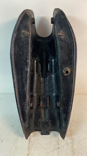 VINTAGE JAPANESE 70’s 80’s MOTORCYCLE GAS FUEL TANK GAS TANK GENUINE JAPAN Black - Foto 4 di 4