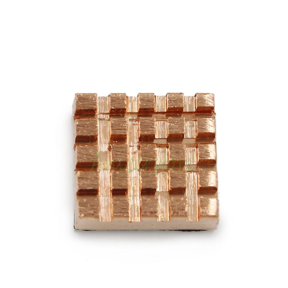 10-Pieces Adhesive Back Copper Heatsink For PC VGA GPU Chipset DDR3 RAM Memory - Image 2 of 4