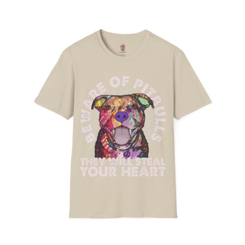 T-Shirt Herz stehlen Pitbull lustig Pitbull Haustierliebhaber Dogdad Dogmom Geschenk - Bild 10 von 65