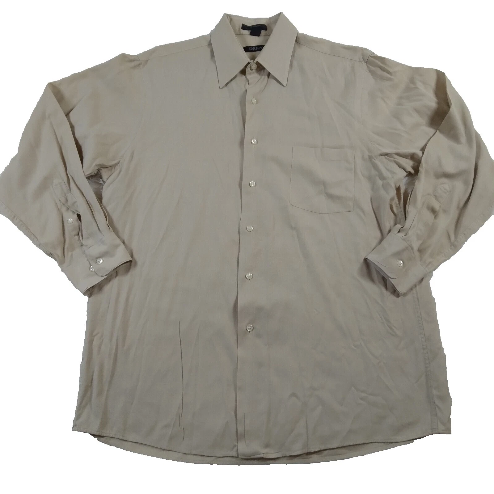 DKNY 棕色男士礼服衬衫