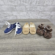 Lot of 3 infant boy shoes size 2