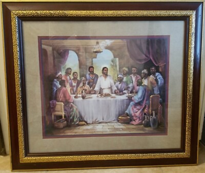 Home Interiors Last Supper Picture Frame. 29 1/2 x 25 1/2  Very Rare/Unic