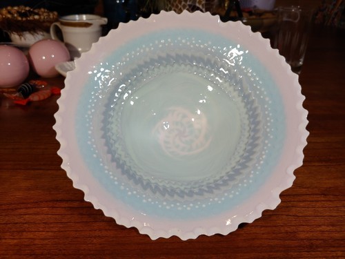 VTG Signed Debra Swauger Hand Thrown Pastel Glazed Nautical Art Pottery Bowl - Picture 9 of 9