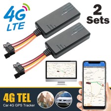 2x 4G Car GPS Tracker Real Time Vehicle Anti-Lost Locator Geography Fence System