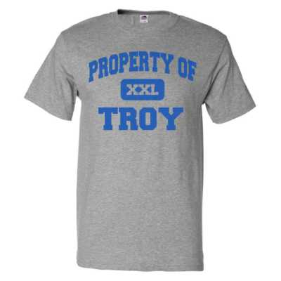 #ad Property of Troy T shirt Funny Tee $16.95