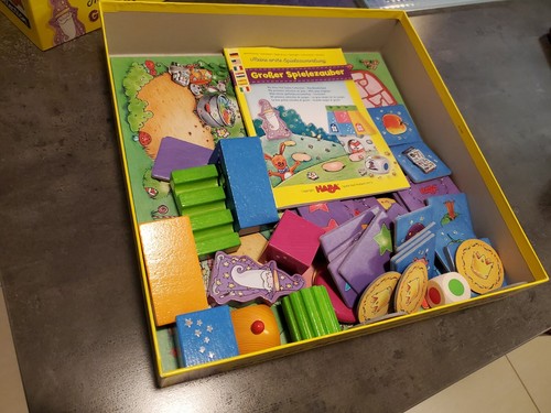 HABA Großer Spielezauber Kinder Lernspielzeug Spielesammlung Zauberwelt - Bild 2 von 4