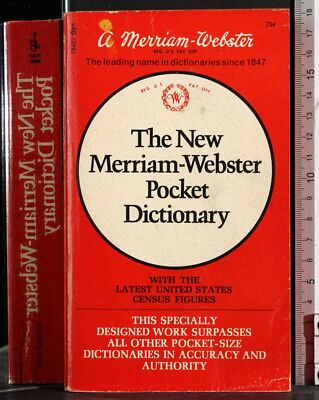 DAS NEUE MERRIAM-WEBSTER TASCHENWÖRTERBUCH. AA.VV. TASCHENBÜCHER.