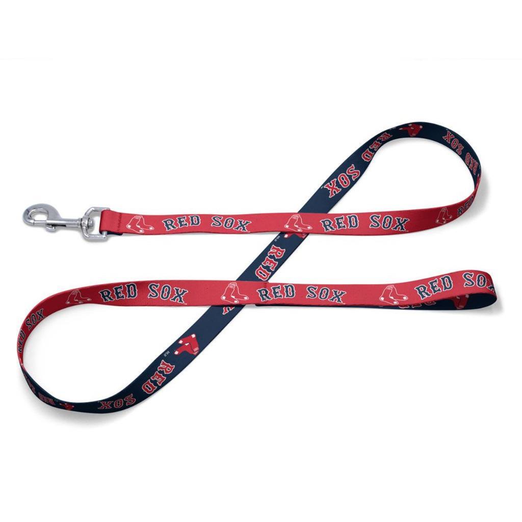 Boston Red Sox Cloth Pet Leash [NEW] MLB Dog Walk Collar Clip