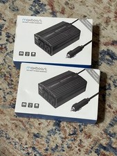 2 Maxboost 300W Power Inverter Dual 110V AC Outlet and 2.4A/24W USB Car Charger