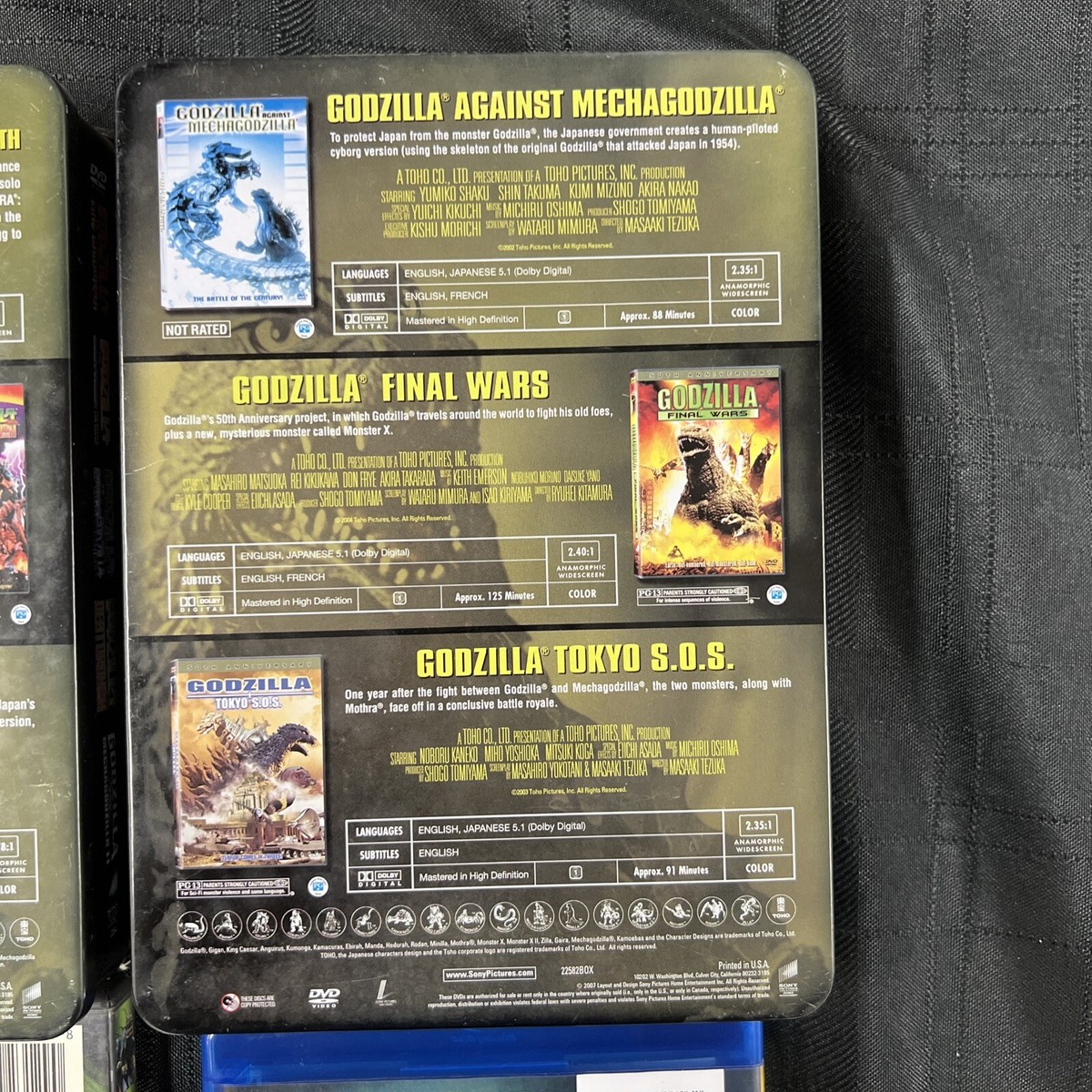 GODZILLA ORIGINAL MOTION PICTURE 8 DISC DVD COLLECTION -10