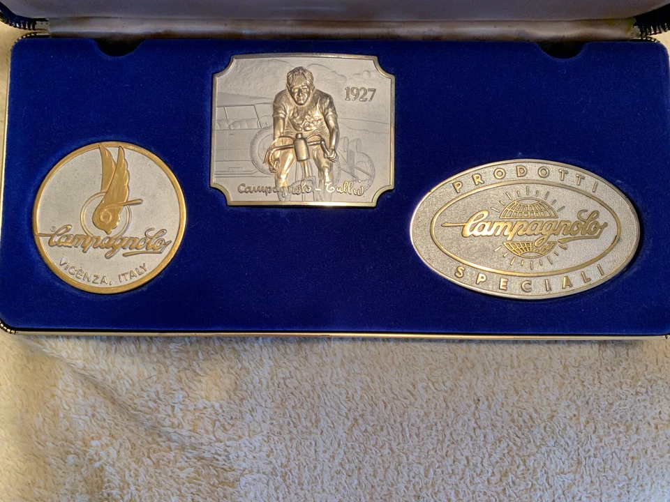 Juego de hebillas de aniversario Campagnolo Limited Deluxe nuevo en caja certificado # 0086 Foto 3 de 4