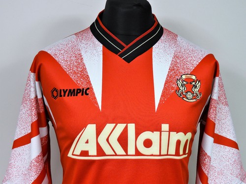 Leyton Orient Olympic Shirt Vintage Jersey Camiseta Home 1996-97 Size M - Picture 3 of 8