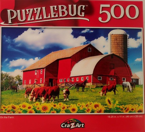 500 Pc Jigsaw Puzzles 11”x18.25” 1/Pk s20c, Select: Apples Birds Castles Doors P - Picture 5 of 16
