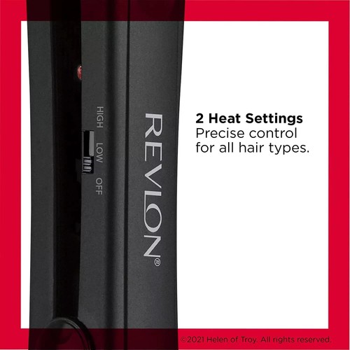 Revlon Smooth and Straight Ceramic Flat Iron, Smooth Styles (1 in) - Picture 6 of 6