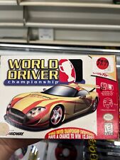 World Driver Championship Nintendo64 N64 Cib Complete in Box