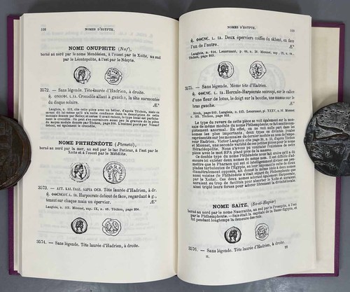 MÜNZE DER NOMEN UND PRÄFEKTUREN RÖMISCHEN ÄGYPTENS von J. de Rougé - 1979 - RAR - Bild 10 von 11