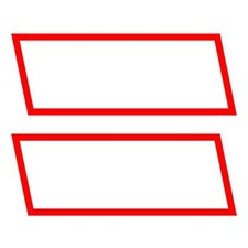 Kit contrassegni adesivi, 2 pz - Trasporto merci conto terzi