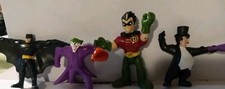 2011 McDonald's DC Comics Batman Lot -4 Figures Batman,Robin, Joker,Penguin Nice
