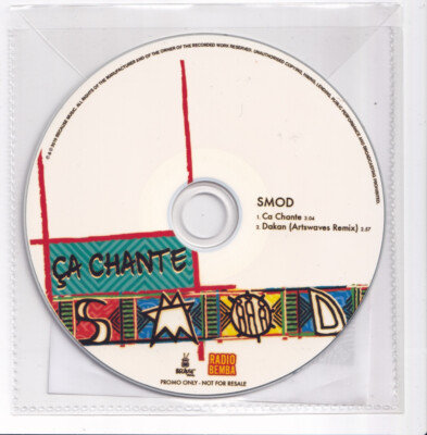 (LP240) Smod, Ca Chante / Dakan - 2010 DJ CD