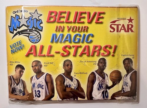 2001-2002 Orlando Magic NBA All-Star Puzzle - Sealed -Grant Hill, McGrady, Ewing - Picture 8 of 8
