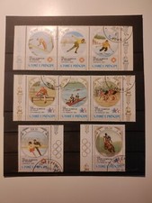 1984 Znaczki Wyspy Świętego Tomasza i Książęcej (Olimpiada-Saraevo'84+LA'84), CTO, NH, OG