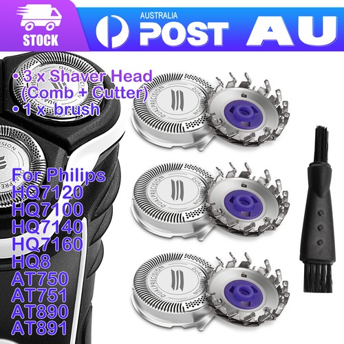 3X Shaver Electric Razor Blades Heads Cutter Replacement For Philips
