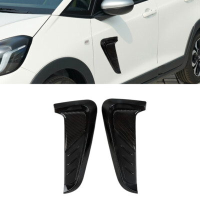 JDM Car Shark Gills Side Fender Emblem Vent Trim Cover Sticker ABS Carbon F
