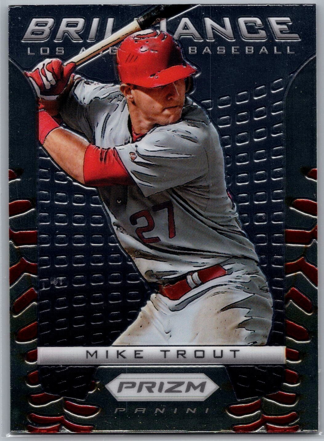 2012 Panini Prizm Brilliance Mike Trout #B6 Los Angeles Angels