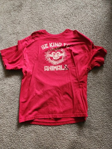 Muppets Animal.t Shirt Red XXL used