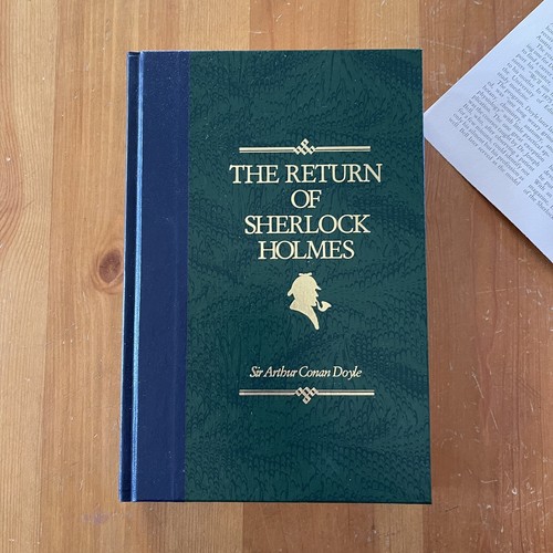 The Return Of Sherlock Holmes Doyle World's Best Reading w Book Club Insert - Foto 2 di 9