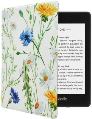 Case for 2018 All-New Kindle Paperwhite 10th Generation PU Leather Shell Cover