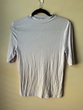 A New Day Women’s Neck Tops Stretch Tee Shirt Lightweight Basic Summer Tee