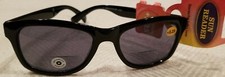 Sun Reader Sunglasses  Black  2.25 Distortion Free Aspheric Lenses  NWT