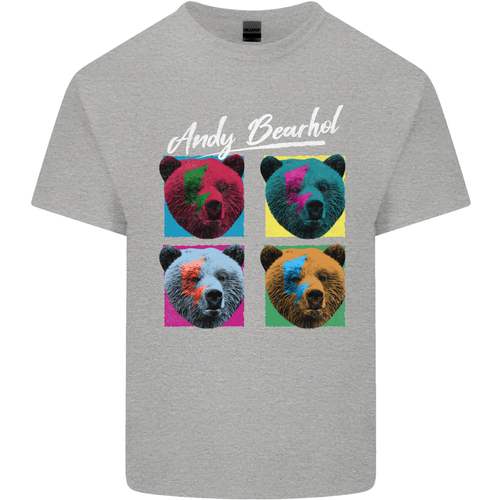 Andy Bearhol Divertido Oso Panda Parodia Arte Niños Camiseta Infantil - Imagen 40 de 53