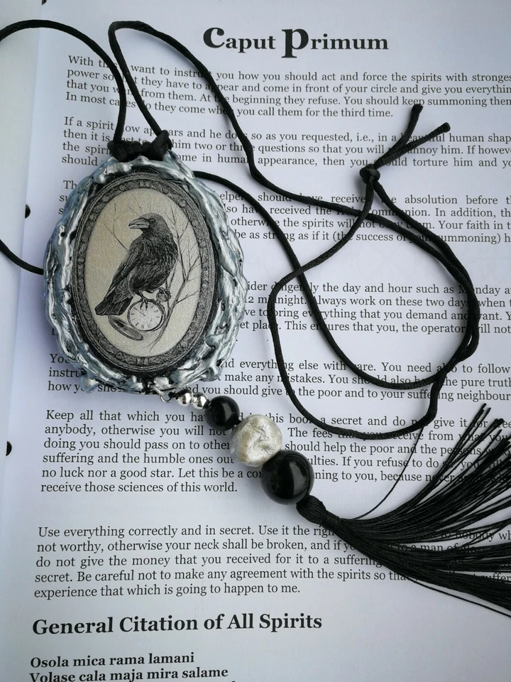 Antique Book Grimoire Magic Rare Esoteric Manuscript Occultism Occult Witchcraft - image 4 of 4