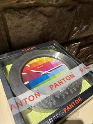 NIB RARE VINTAGE Verner Panton Clock By Kirch & Co. Works Pantone Colors Design
