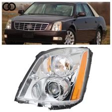 Driver Side Headlight For Cadillac DTS 2008 2009 2010 2011 Headlamp Assembly