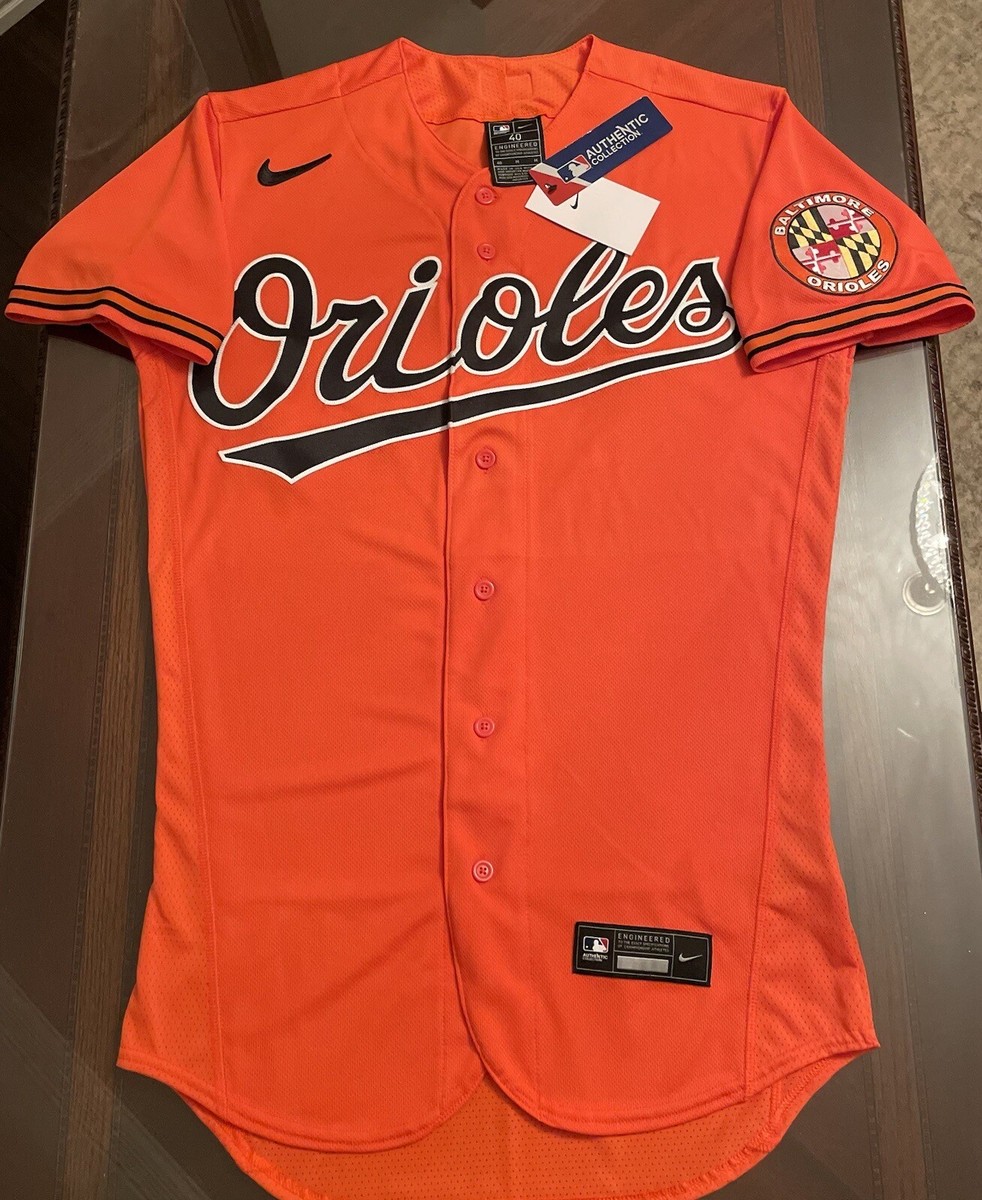 Baltimore Orioles ユニフォーム 40/40/40 Baltimore Orioles Nike Authentic On-Field Alt Orange Jersey